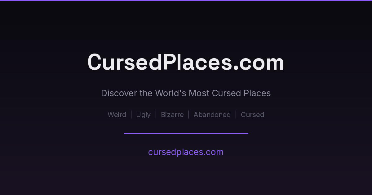 Cursed Countries All Countries - CursedPlaces.com